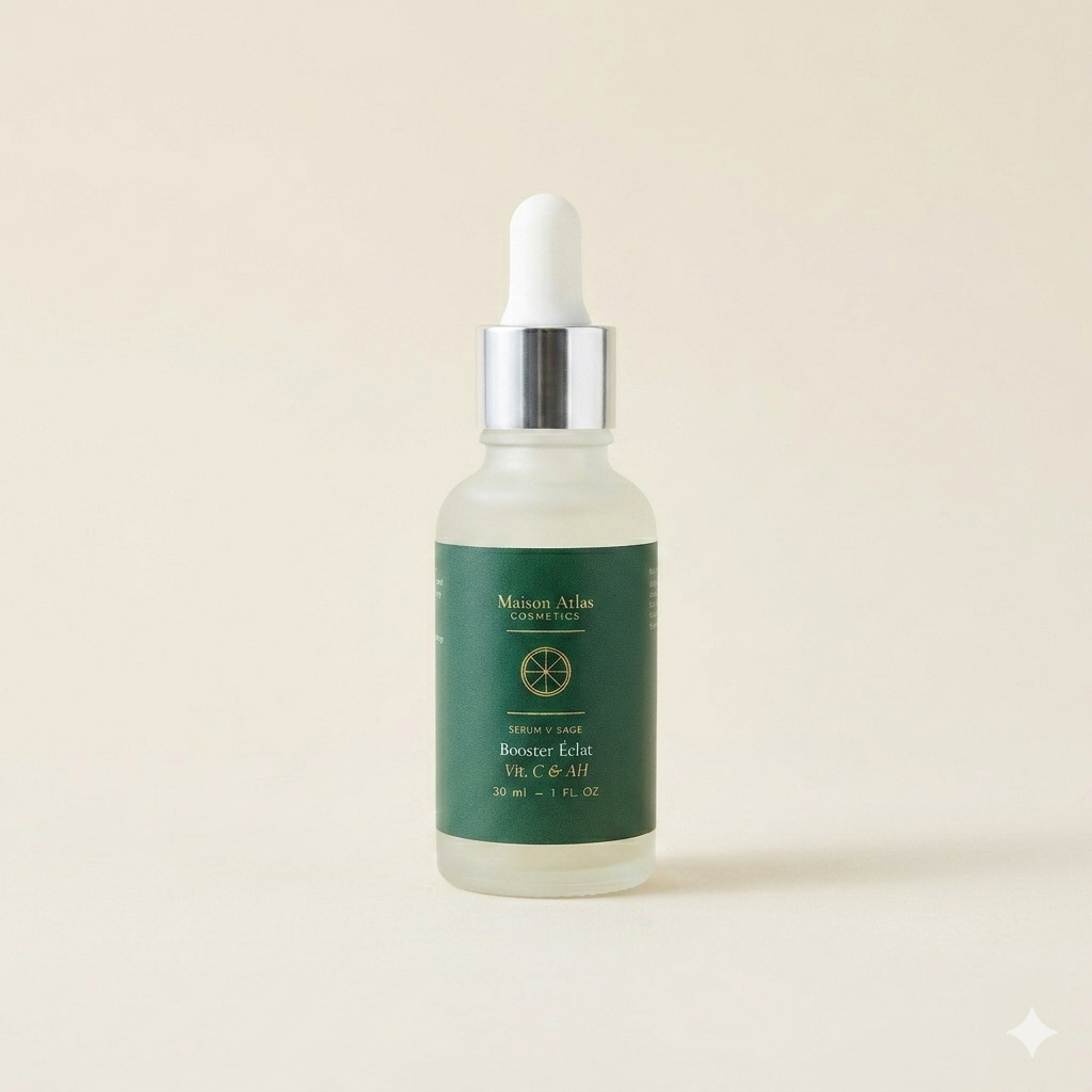 Sérum Booster d'Éclat Vitamine C & Acide Hyaluronique